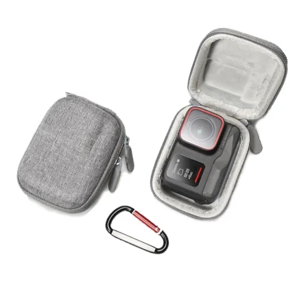 For Insta360 Ace Pro / Action 4/ Action 3 Protective Storage Bag(Gray)