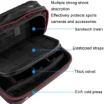 TELESIN GP-PRC-278-02 Upgraded Expanded Version Camera Portable Handheld Storage Bag Sports Camera Case - Image 4