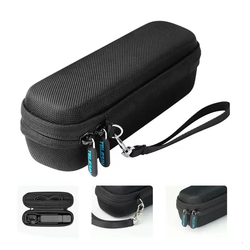 TBD0605062201A For DJI Osmo Pocket 3 Camera TELESIN Portable Carrying Bag Storage Case(Black) - Image 1