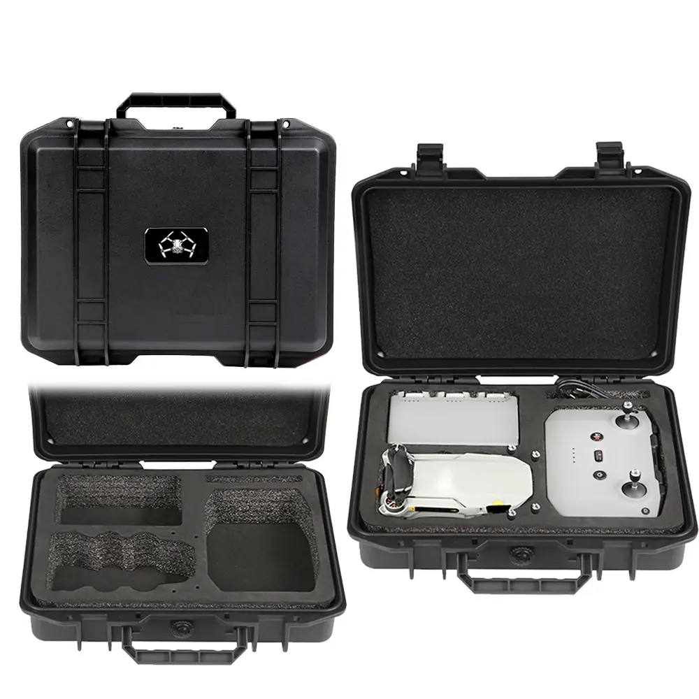 TBD0605194801A For DJI Mini 4K / Mini 2 SE / Mini 2 Suitcase Explosion-Proof Box Compatible With RC-N1 / N2(Black) - Image 1