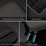 TELESIN Sports Camera Accessories Storage Bag For GoPro HERO / DJI Action / Insta360 etc. - Image 8