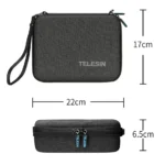 TELESIN Sports Camera Accessories Storage Bag For GoPro HERO / DJI Action / Insta360 etc. - Image 10