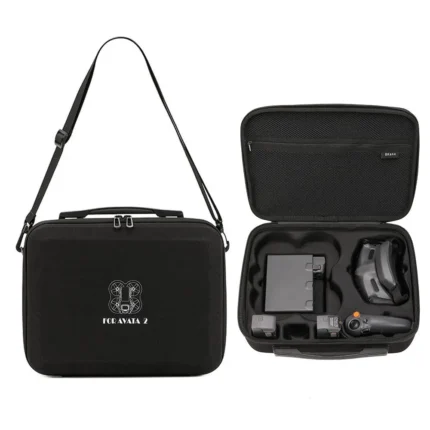 For DJI Avata 2 BKANO Portable Storage Bag Shoulder Crossbody Bag(Black)