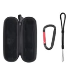 For DJI OSMO Pocket 3 BRDRC Storage Bag Standalone Handy Case Protective Pouch(PU Black)