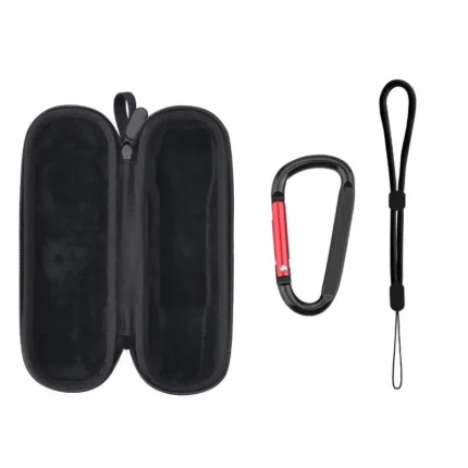 For DJI OSMO Pocket 3 BRDRC Storage Bag Standalone Handy Case Protective Pouch(PU Black)