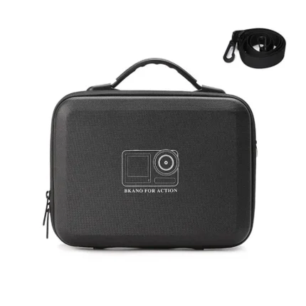 BKANO For DJI Osmo Action 3 / 4 / 5 Pro Sports Camera Storage Bag Portable Protective Bag Case(Black)