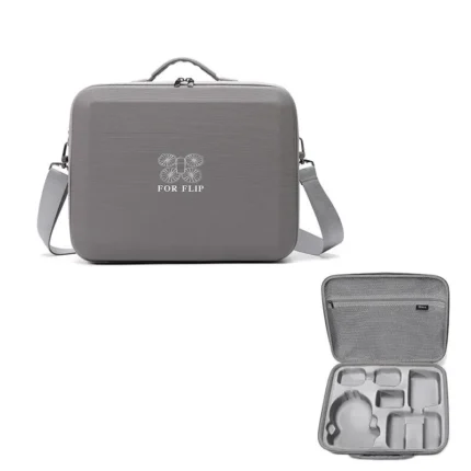 BKANO For DJI Flip Smooth Flying Tri-Power Kit Storage Bag Shock Absorbing Storage Case Backpack(For Normal RC N3)