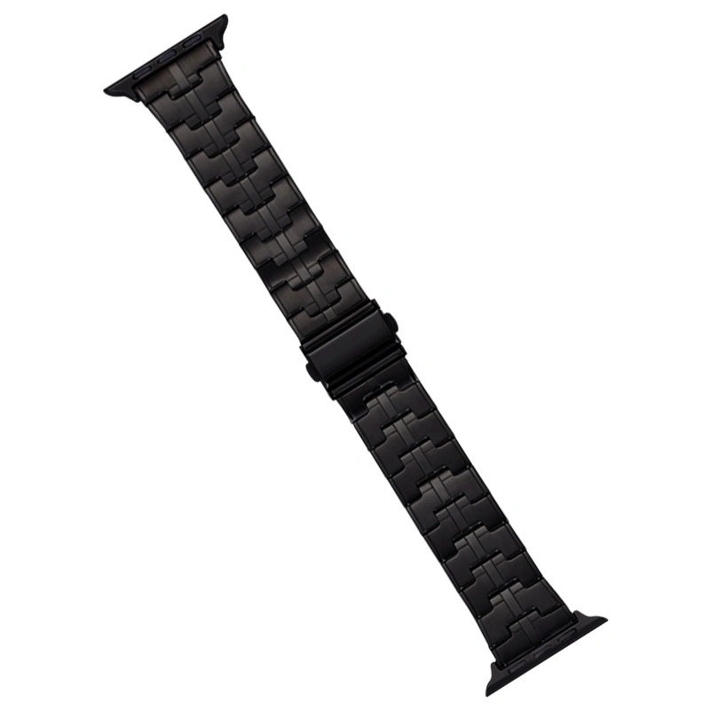 EDA006243202D For Apple Watch SE 2023 40mm Stainless Steel Watch Band(Black) - Image 1