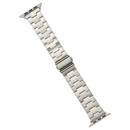 For Apple Watch Series 9 41mm Stainless Steel Watch Band(Starlight)