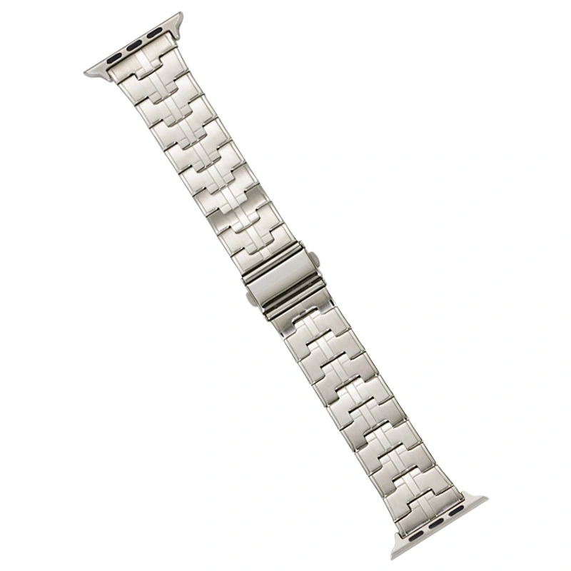 EDA006243208L For Apple Watch Series 8 45mm Stainless Steel Watch Band(Starlight) - Image 1