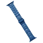 For Apple Watch Series 7 45mm Stainless Steel Watch Band(Blue)
