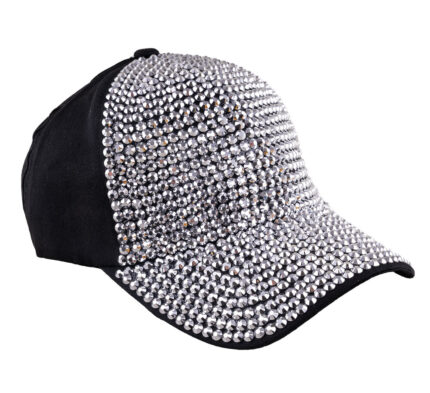 Καπέλο Disco Με Ασημί Strass