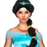 Περούκα Μαύρη Κοτσίδα Arabian Princess